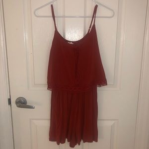 Garage burnt orange romper